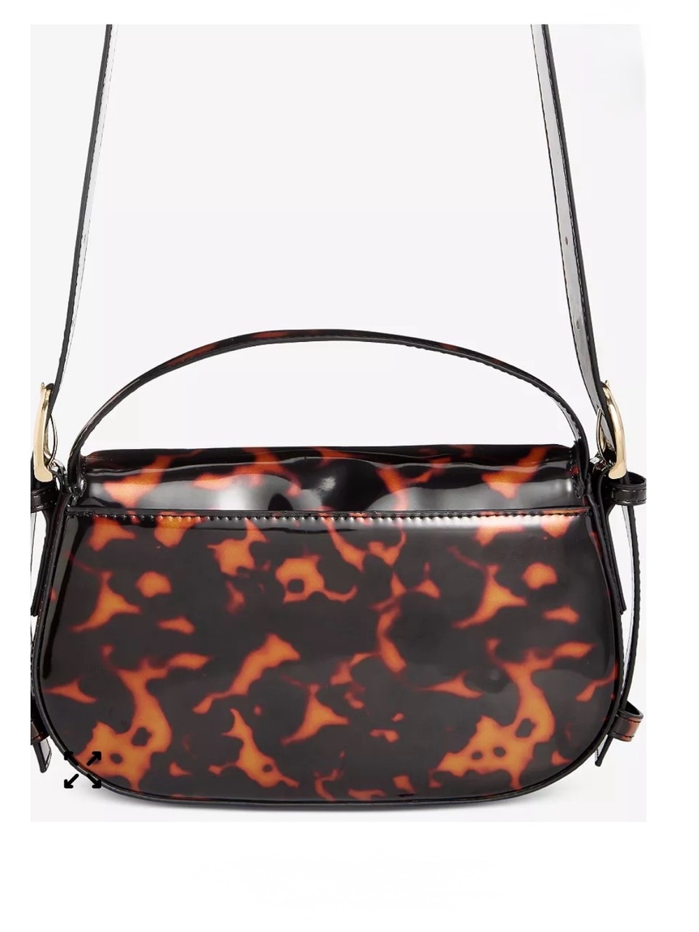 Crossbody Tortoise Shell Purse Bag On 34th Jacqy NWT - Picture 4 of 8